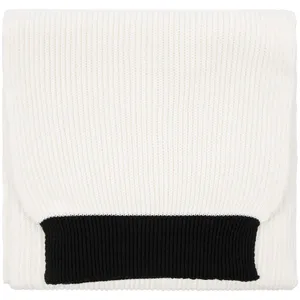 Шарф Snappy, белый с черным заказать онлайн со своим дизайном в РПК КБ с доставкой и скидками