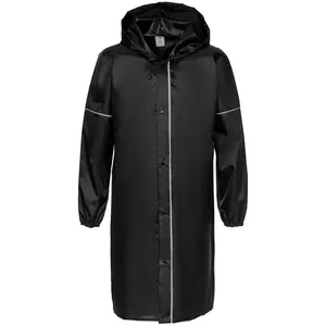 Дождевик со светоотражающими элементами Rainman Blink, черный заказать онлайн со своим дизайном в РПК КБ с доставкой и скидками