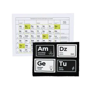 Комплект из 4 шевронов «Химия состояний» заказать онлайн со своим дизайном в РПК КБ с доставкой и скидками