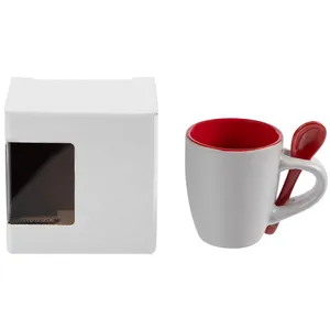 Коробка с окном Lilly, белая заказать онлайн со своим дизайном в РПК КБ с доставкой и скидками