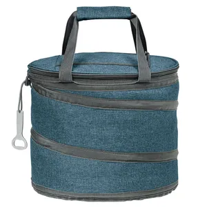 Складная термосумка Coast, синяя заказать онлайн со своим дизайном в РПК КБ с доставкой и скидками