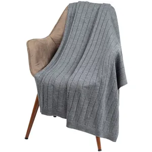 Плед Pluma, темно-серый (графит) заказать онлайн со своим дизайном в РПК КБ с доставкой и скидками