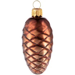 Елочная игрушка «Шишка», коричневая заказать онлайн со своим дизайном в РПК КБ с доставкой и скидками