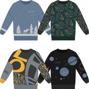 Свитер оверсайз на заказ Tricksy Net, полушерсть заказать онлайн со своим дизайном в РПК КБ с доставкой и скидками