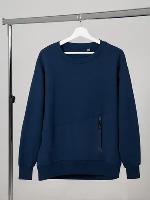 Свитшот унисекс Kosmos 2.0, темно-синий заказать онлайн со своим дизайном в РПК КБ с доставкой и скидками