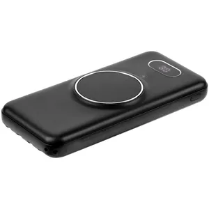 Внешний аккумулятор Omni Qi 10000 мАч, черный заказать онлайн со своим дизайном в РПК КБ с доставкой и скидками