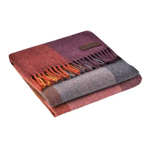 Плед Аrequipa, фиолетовый с серым заказать онлайн со своим дизайном в РПК КБ с доставкой и скидками