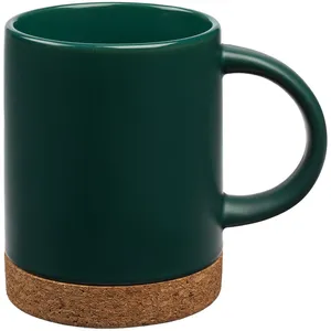 Кружка с пробковой подставкой Corky, зеленая заказать онлайн со своим дизайном в РПК КБ с доставкой и скидками