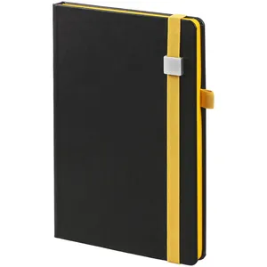 Ежедневник Ton Metal, недатированный, черный с желтым заказать онлайн со своим дизайном в РПК КБ с доставкой и скидками