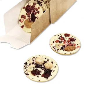 Шоколадные конфеты Mendiants, белый шоколад заказать онлайн со своим дизайном в РПК КБ с доставкой и скидками