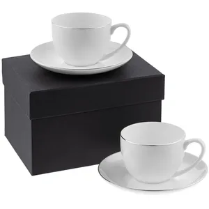 Набор на 2 персоны Select, белый с серебристой отводкой заказать онлайн со своим дизайном в РПК КБ с доставкой и скидками