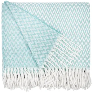 Плед Sagunt, мятный заказать онлайн со своим дизайном в РПК КБ с доставкой и скидками