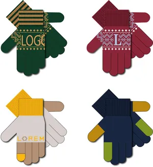 Перчатки на заказ Guanti, полушерсть заказать онлайн со своим дизайном в РПК КБ с доставкой и скидками