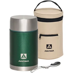 Термос для еды в чехле «Арктика 1000», зеленый заказать онлайн со своим дизайном в РПК КБ с доставкой и скидками