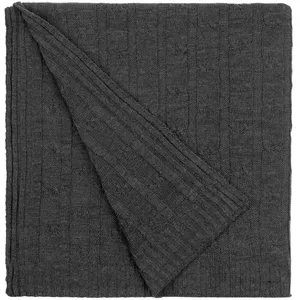 Плед Trenza, темно-серый заказать онлайн со своим дизайном в РПК КБ с доставкой и скидками