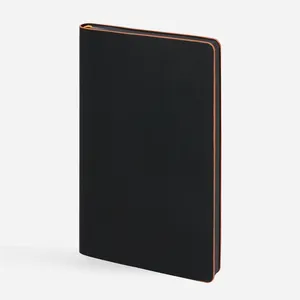 Ежедневник Trait, недатированный, черный с оранжевым заказать онлайн со своим дизайном в РПК КБ с доставкой и скидками