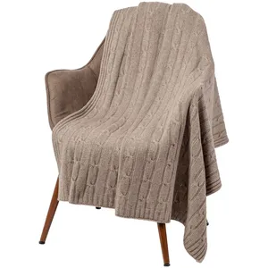 Плед Auray, бежевый заказать онлайн со своим дизайном в РПК КБ с доставкой и скидками