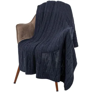 Плед Auray, синий заказать онлайн со своим дизайном в РПК КБ с доставкой и скидками