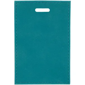 Чехол для пропуска Nubuk, бирюзовый заказать онлайн со своим дизайном в РПК КБ с доставкой и скидками