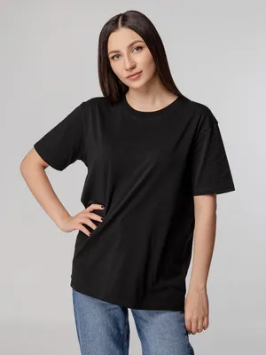 Футболка унисекс Tervu, черная заказать онлайн со своим дизайном в РПК КБ с доставкой и скидками