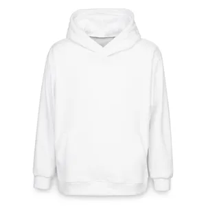 Худи флисовое унисекс Manakin, белое заказать онлайн со своим дизайном в РПК КБ с доставкой и скидками