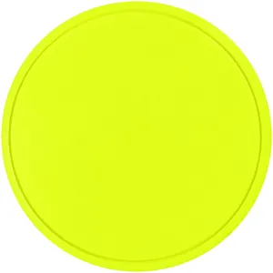 Лейбл из ПВХ Dzeta Round, L, желтый неон заказать онлайн со своим дизайном в РПК КБ с доставкой и скидками
