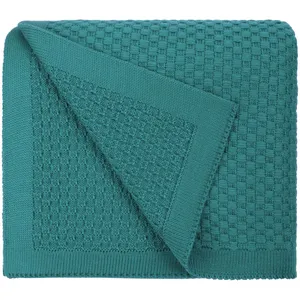 Плед Sheerness, бирюзовый (тиффани) заказать онлайн со своим дизайном в РПК КБ с доставкой и скидками