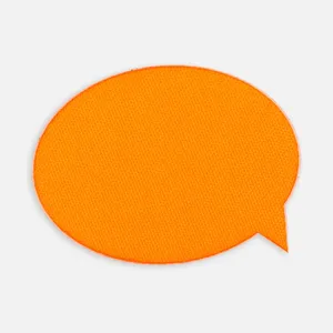 Наклейка тканевая Lunga Bubble, M, оранжевый неон заказать онлайн со своим дизайном в РПК КБ с доставкой и скидками