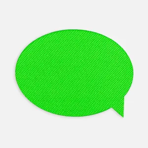 Наклейка тканевая Lunga Bubble, M, зеленый неон заказать онлайн со своим дизайном в РПК КБ с доставкой и скидками