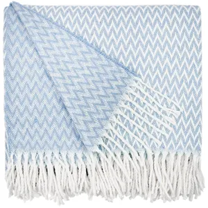 Плед Sagunt, светло-синий заказать онлайн со своим дизайном в РПК КБ с доставкой и скидками