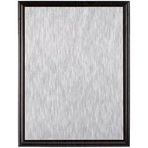 Плакетка Plaque, большая, венге с серебристой пластиной заказать онлайн со своим дизайном в РПК КБ с доставкой и скидками