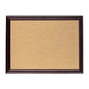 Плакетка Plaque, малая, вишня с золотистой пластиной заказать онлайн со своим дизайном в РПК КБ с доставкой и скидками