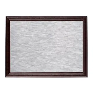 Плакетка Plaque, малая, вишня с серебристой пластиной заказать онлайн со своим дизайном в РПК КБ с доставкой и скидками