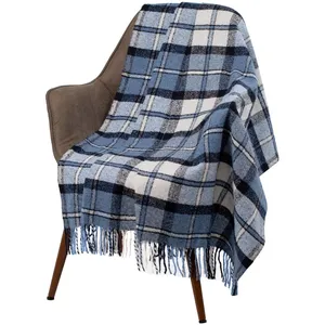 Плед Dublin, сине-голубой заказать онлайн со своим дизайном в РПК КБ с доставкой и скидками