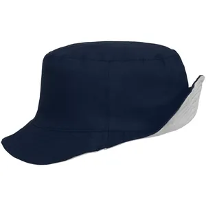 Панама Summer двусторонняя, синяя с серым заказать онлайн со своим дизайном в РПК КБ с доставкой и скидками