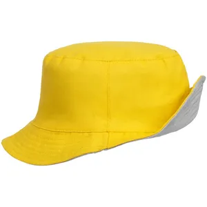 Панама Summer двусторонняя, желтая с серым заказать онлайн со своим дизайном в РПК КБ с доставкой и скидками