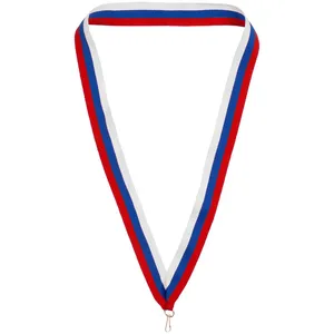 Лента с карабином Champ, триколор заказать онлайн со своим дизайном в РПК КБ с доставкой и скидками