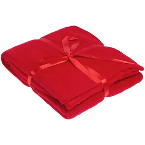 Плед Plush, красный заказать онлайн со своим дизайном в РПК КБ с доставкой и скидками