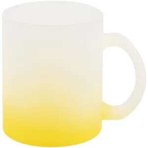 Кружка Grade Fade для сублимационной печати, матовая, желтая заказать онлайн со своим дизайном в РПК КБ с доставкой и скидками