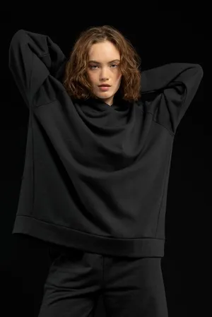 Худи унисекс H1, черное заказать онлайн со своим дизайном в РПК КБ с доставкой и скидками