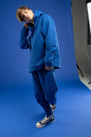 Заказать Худи унисекс H1, синее, размер XS/S с доставкой и скидками