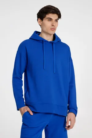 Худи унисекс H2, синее заказать онлайн со своим дизайном в РПК КБ с доставкой и скидками