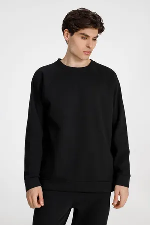 Свитшот унисекс S1, черный заказать онлайн со своим дизайном в РПК КБ с доставкой и скидками