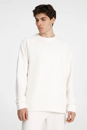 Свитшот унисекс S1, молочно-белый заказать онлайн со своим дизайном в РПК КБ с доставкой и скидками