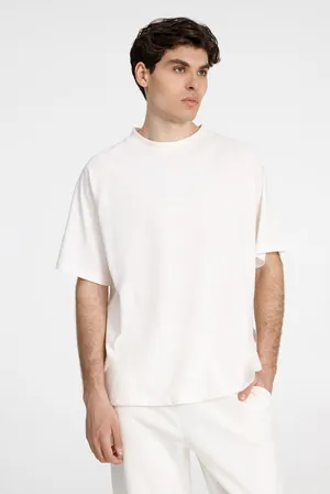 Футболка унисекс оверсайз T2, молочно-белая заказать онлайн со своим дизайном в РПК КБ с доставкой и скидками