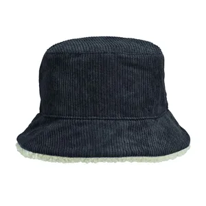 Заказать Панама Bucket двусторонняя, темно-серая с бежевым, размер M/L с доставкой и скидками