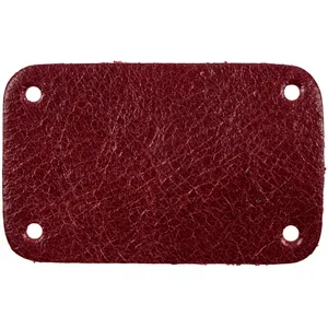 Лейбл кожаный Beta, S, красный заказать онлайн со своим дизайном в РПК КБ с доставкой и скидками