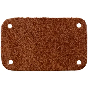 Лейбл кожаный Beta, S, горчичный заказать онлайн со своим дизайном в РПК КБ с доставкой и скидками