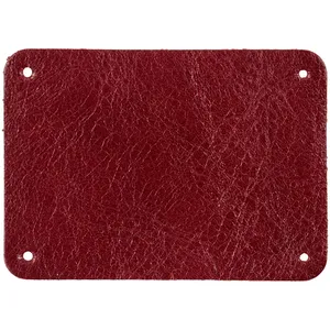 Лейбл кожаный Beta, XL, красный заказать онлайн со своим дизайном в РПК КБ с доставкой и скидками