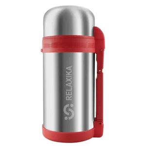 Термос для еды и напитков Relaxika 1200, стальной заказать онлайн со своим дизайном в РПК КБ с доставкой и скидками